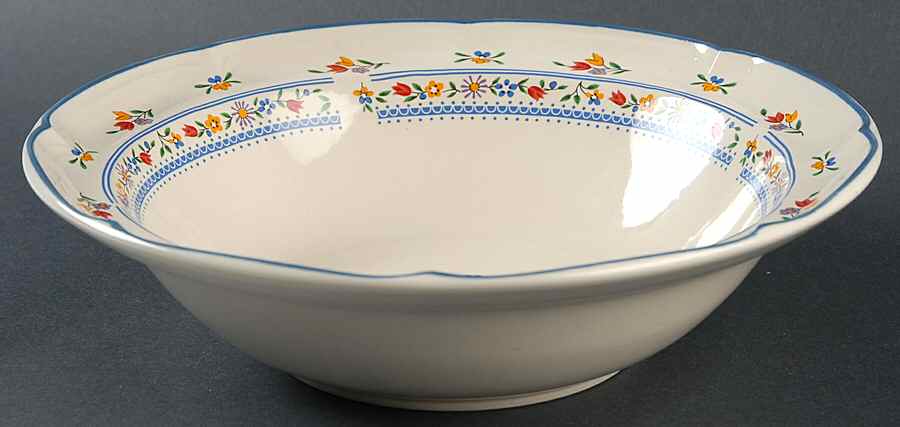 Calico 9" Round Vegetable Bowl by International-1