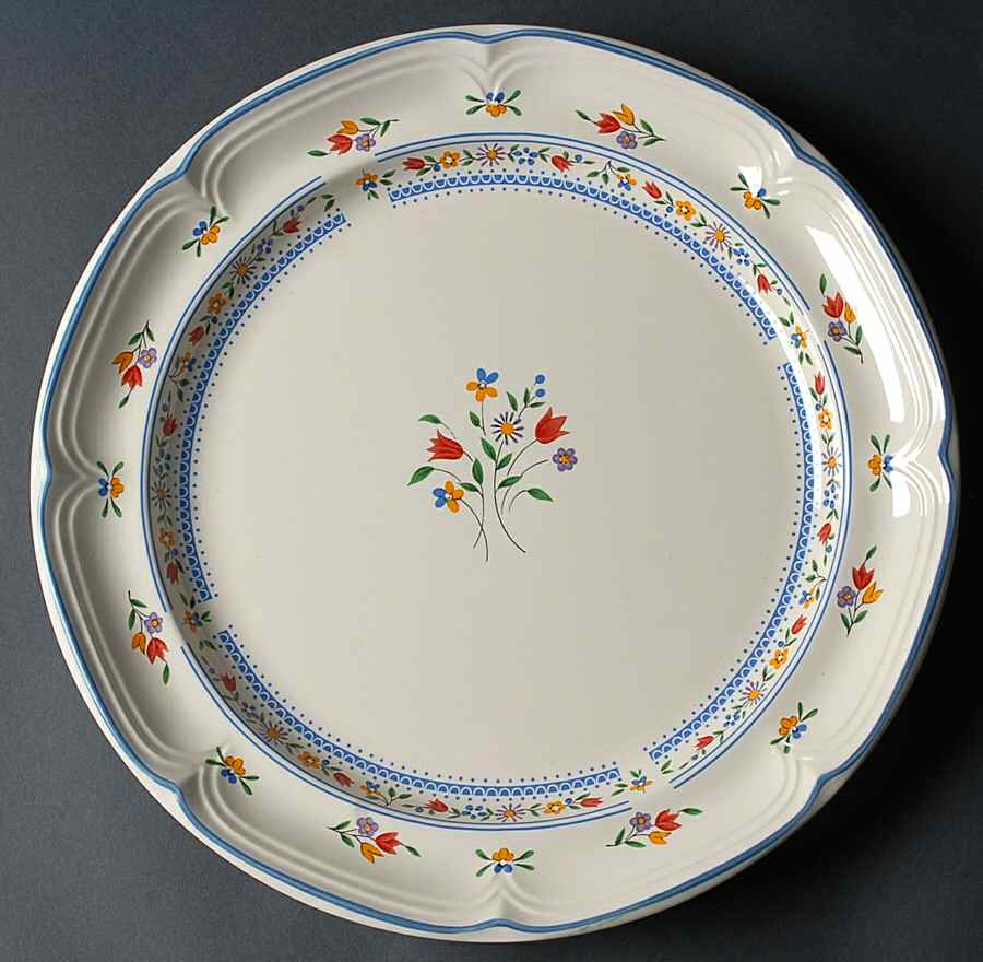 Calico 12" Chop Plate (Round Platter) by International-1