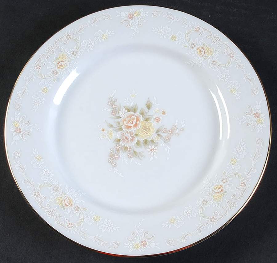 Camelia Salad Plate by International-1