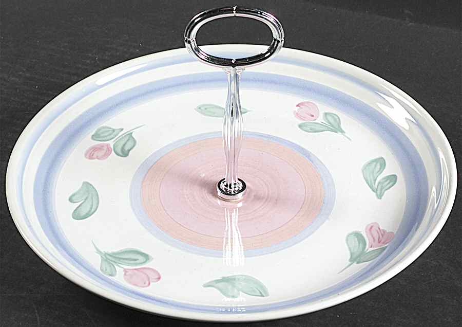 Capri Round Serving Plate with Center Handle (Dp) Hc by International-1