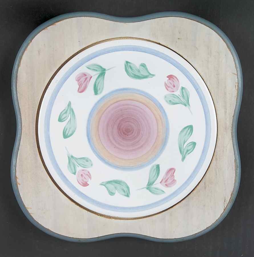 Capri Wood Frame Trivet by International-1