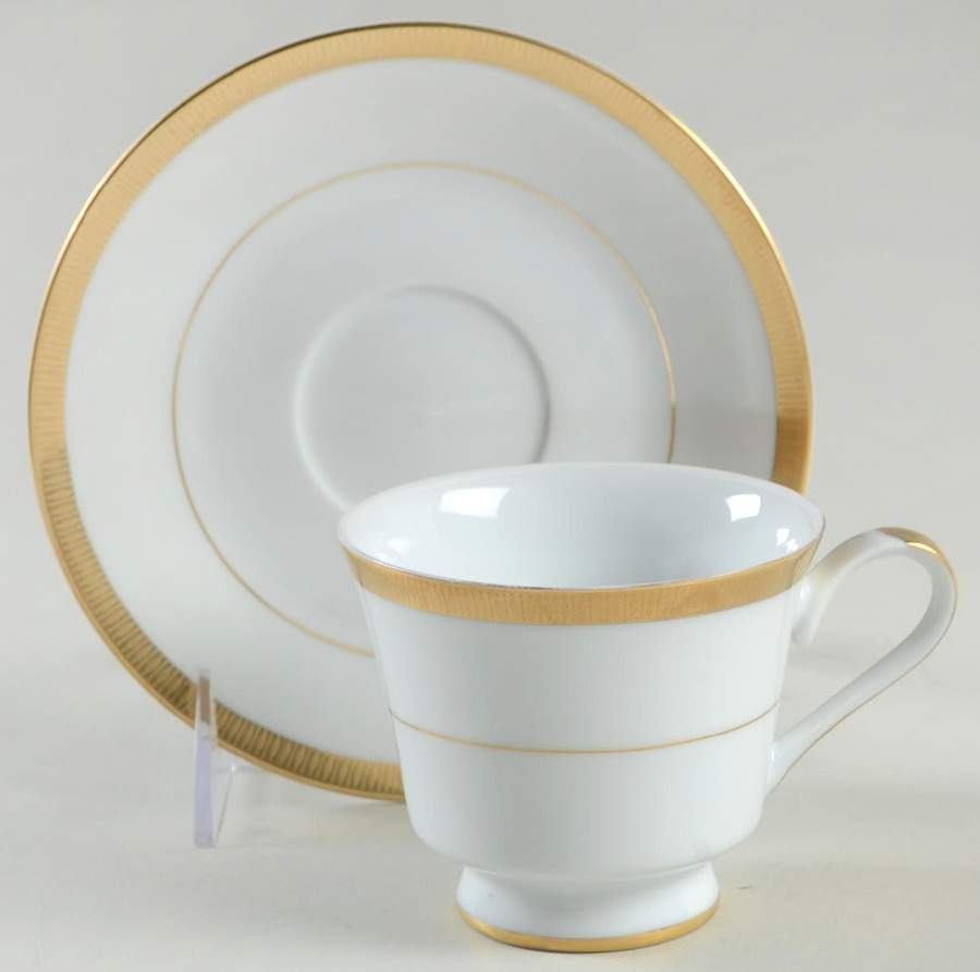 Cartier Footed Cup & Saucer Set by International-1