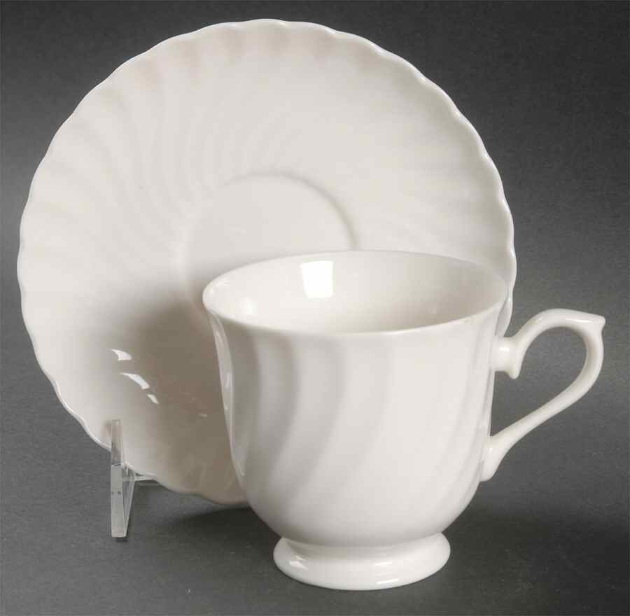Century Footed Cup & Saucer Set by International-1