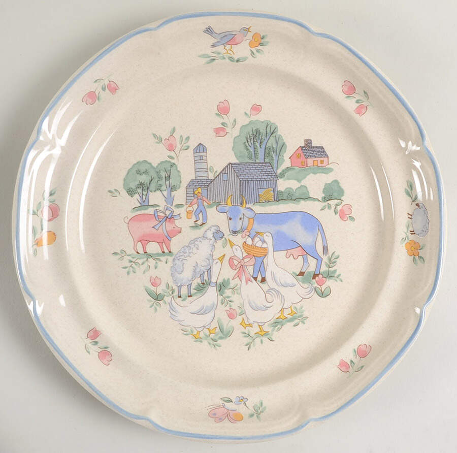 Chit Chat Dinner Plate by International-1