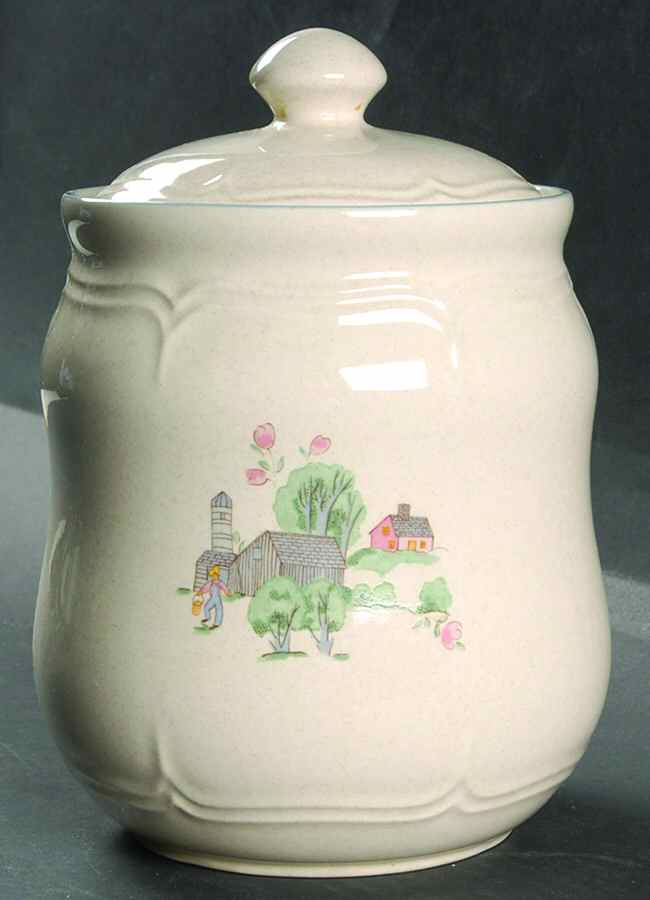 Chit Chat Large Canister & Lid by International-1