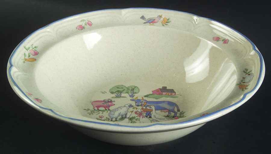 Chit Chat 9" Round Vegetable Bowl by International-1