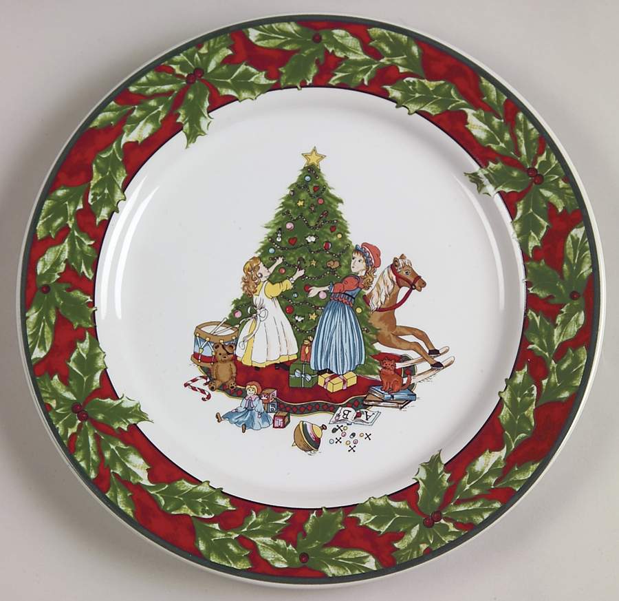 Christmas Celebration Salad Plate by International-1