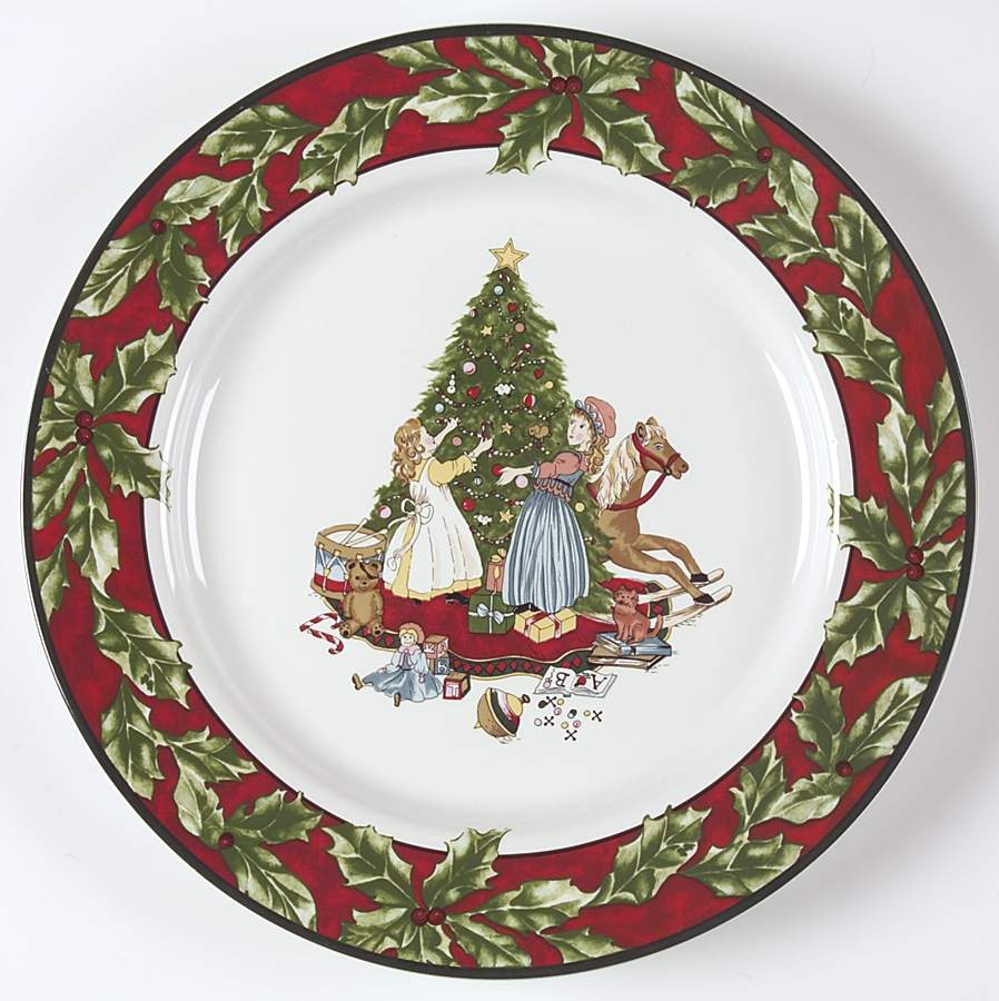 Christmas Celebration Dinner Plate by International-1
