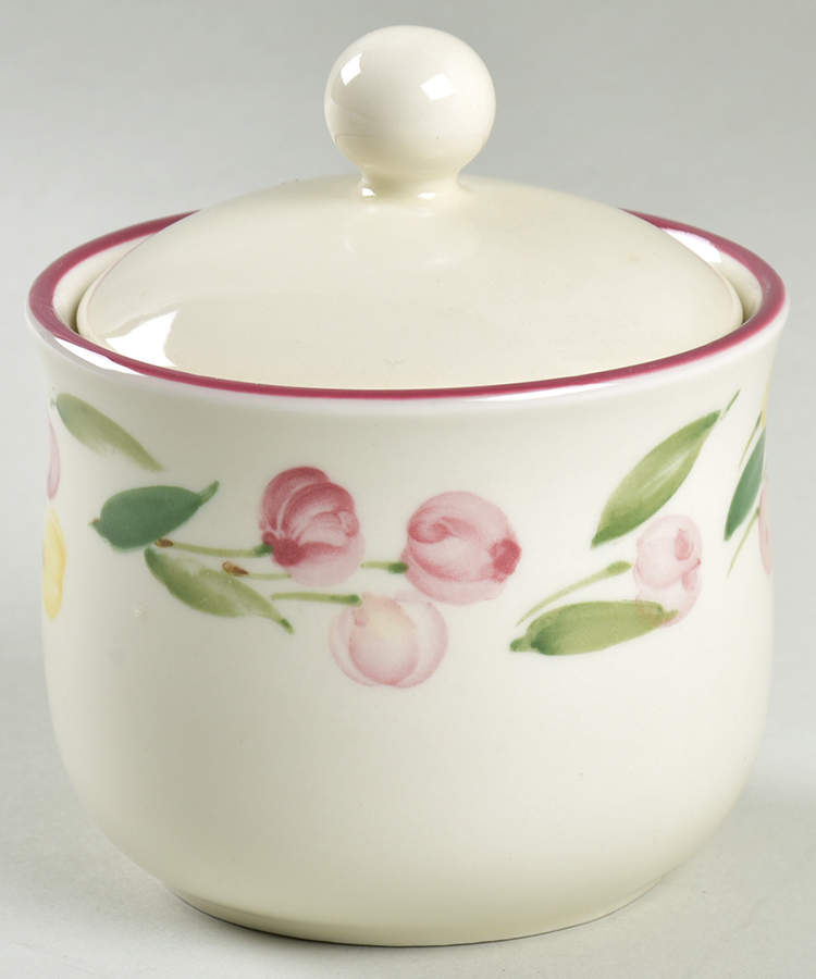Cherries Sugar Bowl & Lid by International-1