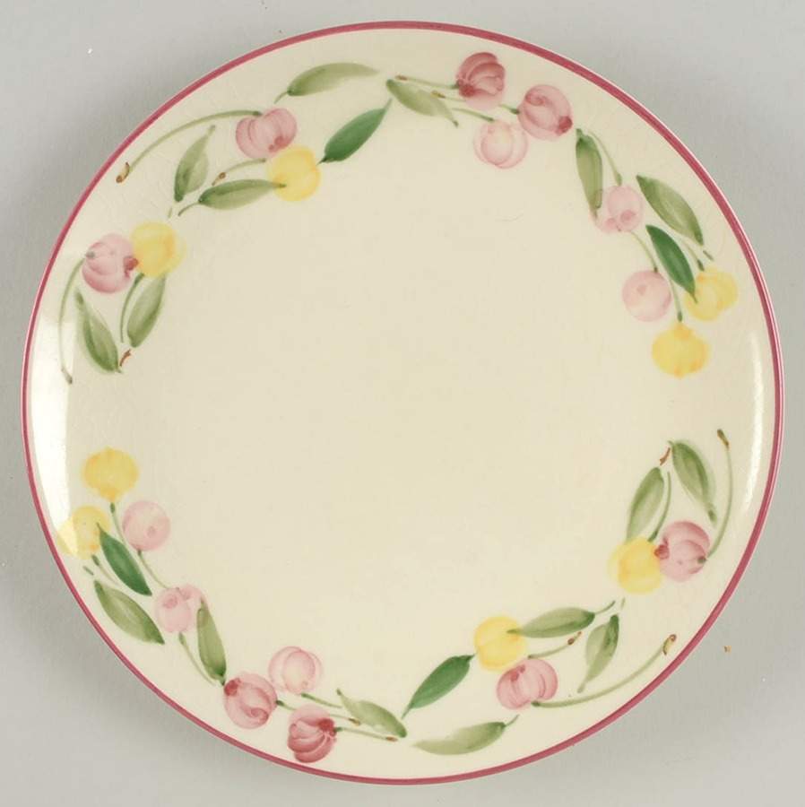 Cherries Salad Plate by International-1