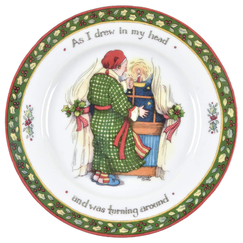 Christmas Story Salad Plate by International-1