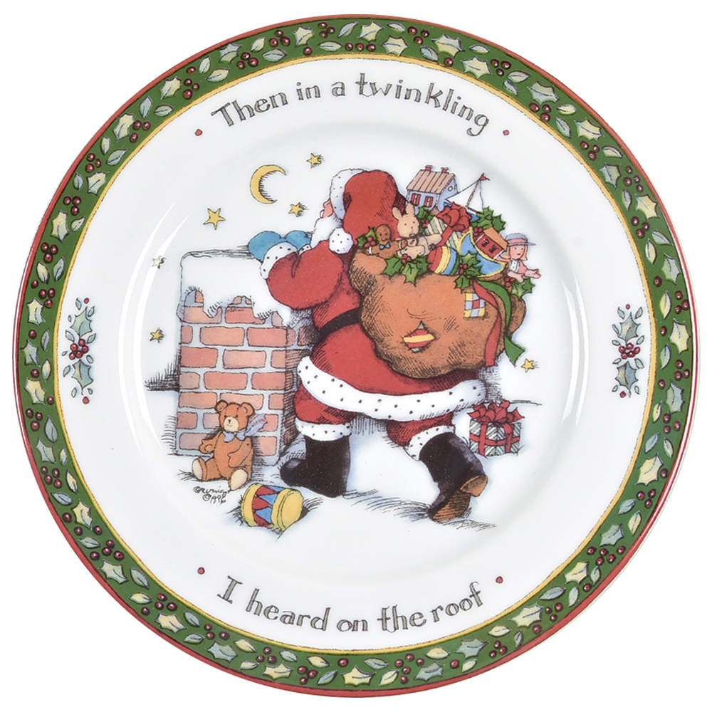 Christmas Story Salad Plate by International-1