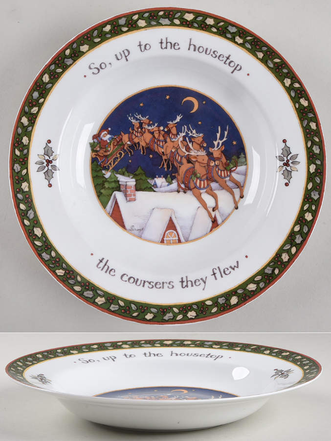 Christmas Story 9" All Purpose Serving Bowl by International-1