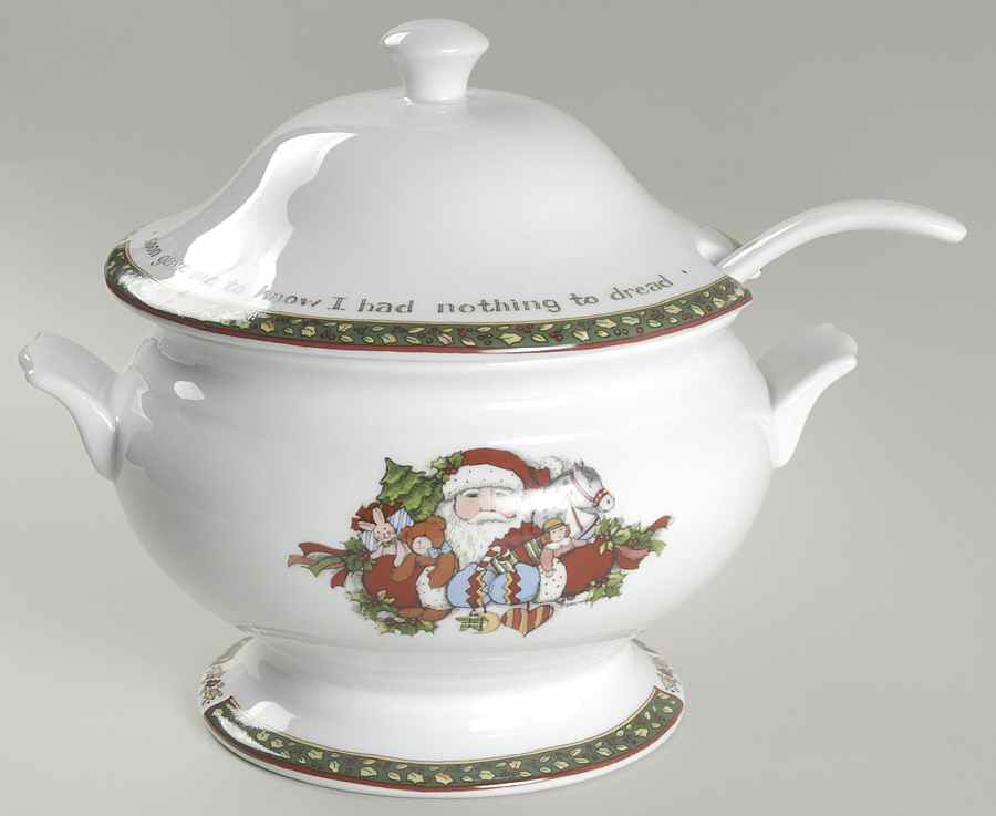 Christmas Story Tureen & Lid w/Ladle by International-1