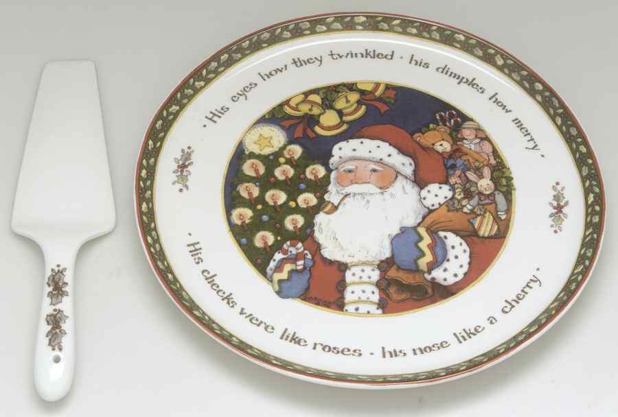 Christmas Story Cake Plate and Server (Boxed Set) by International-1