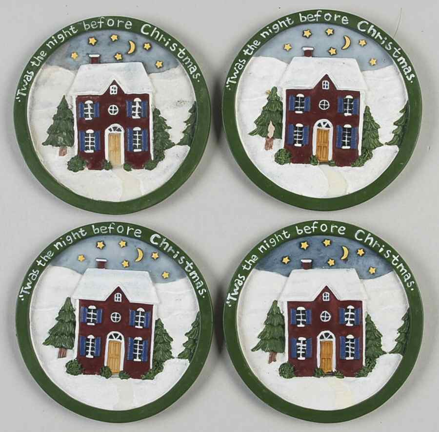 Christmas Story 4 Piece Coaster Set by International-1