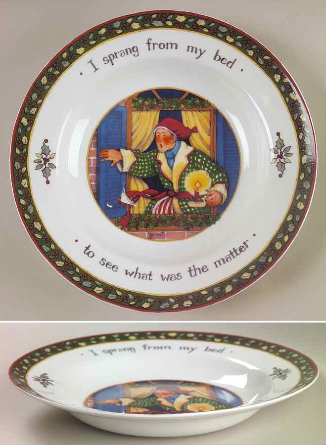 Christmas Story 9" All Purpose Serving Bowl by International-1