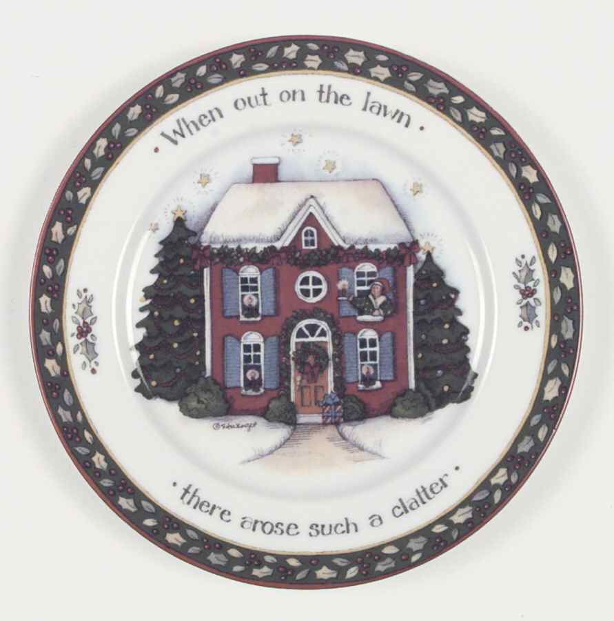 Christmas Story Salad Plate by International-1