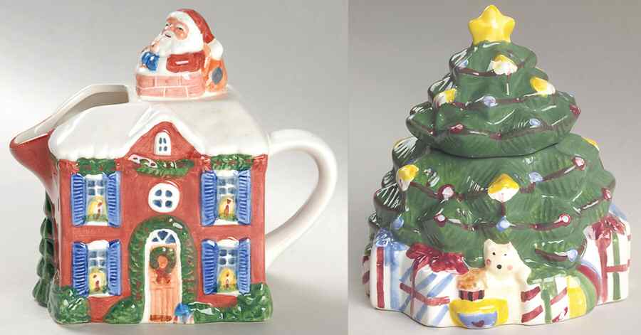 Christmas Story Figural Creamer & Sugar Set by International-1