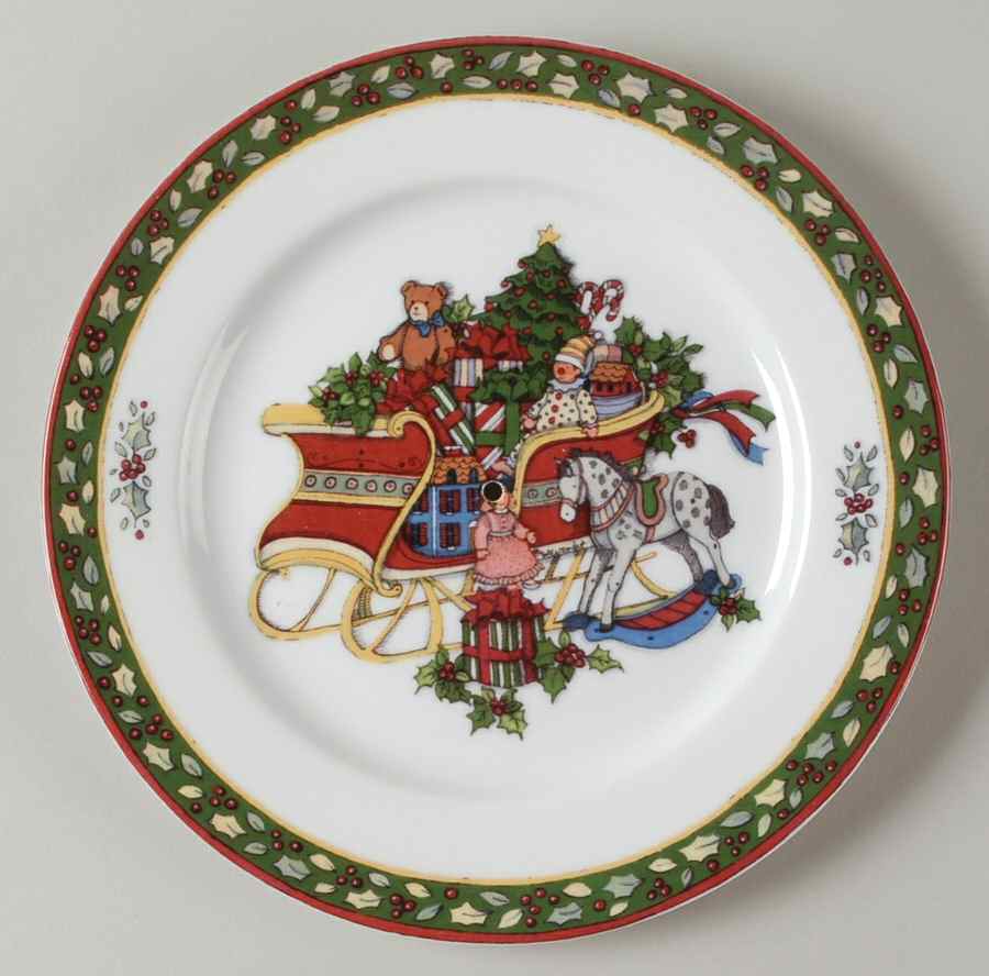 Christmas Story Salad Plate for 2-Tiered Serving Tray by International-1