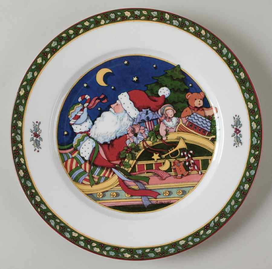 Christmas Story Dinner Plate for 2 Tiered Serving Tray by International-1