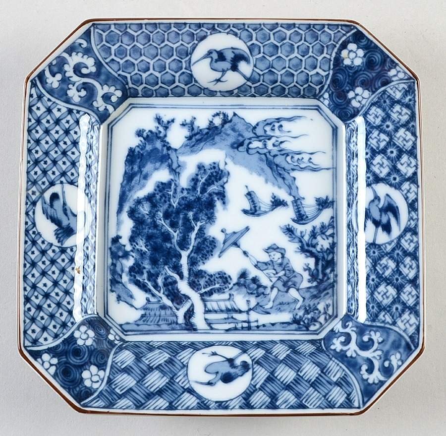 Ching Te Chen Octagonal Bread & Butter Plate by International-1