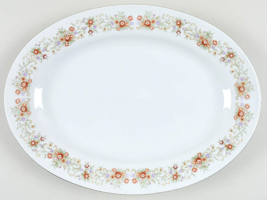 Claridge 14" Oval Serving Platter by International-1
