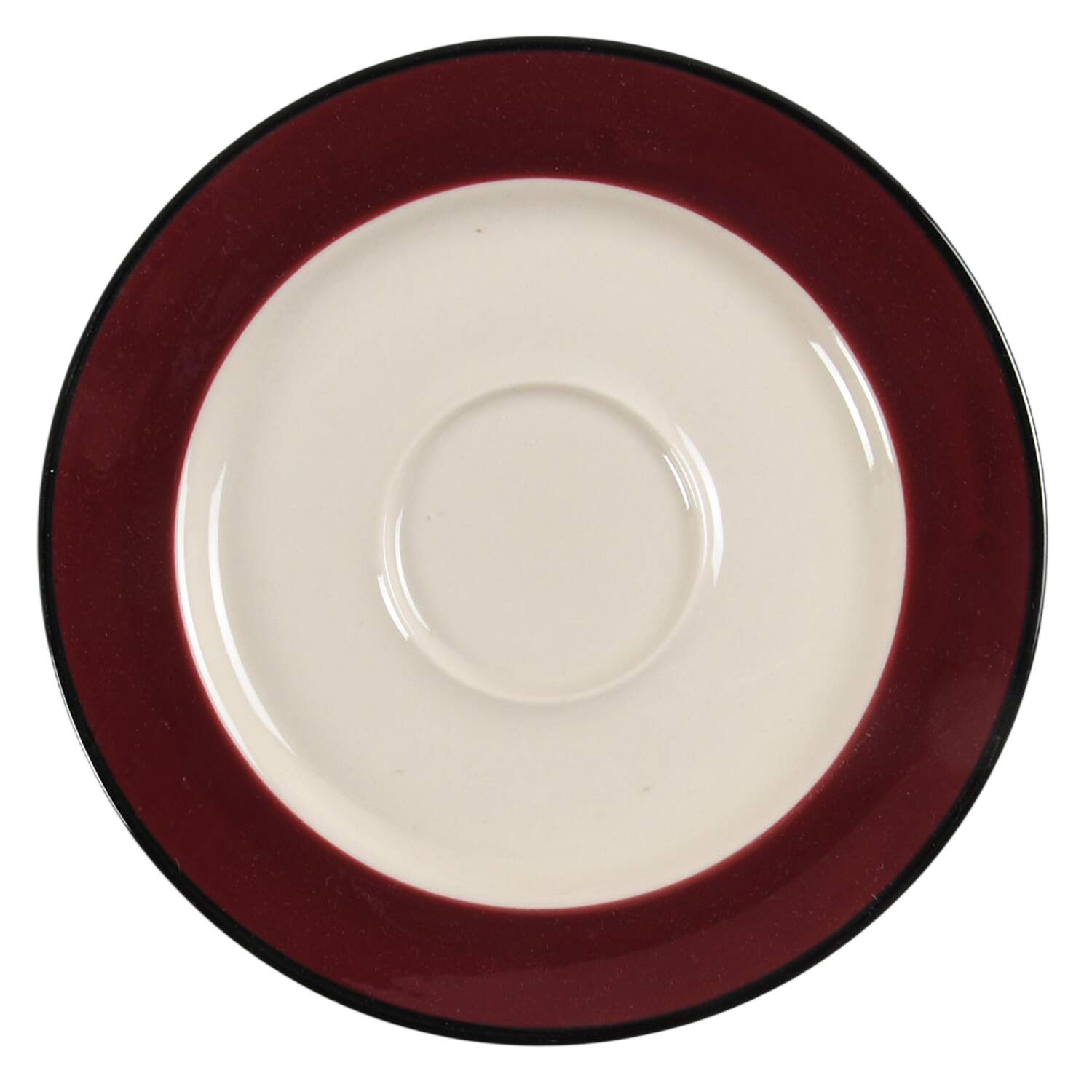 Colors of Celebration Burgundy Saucer by International-1