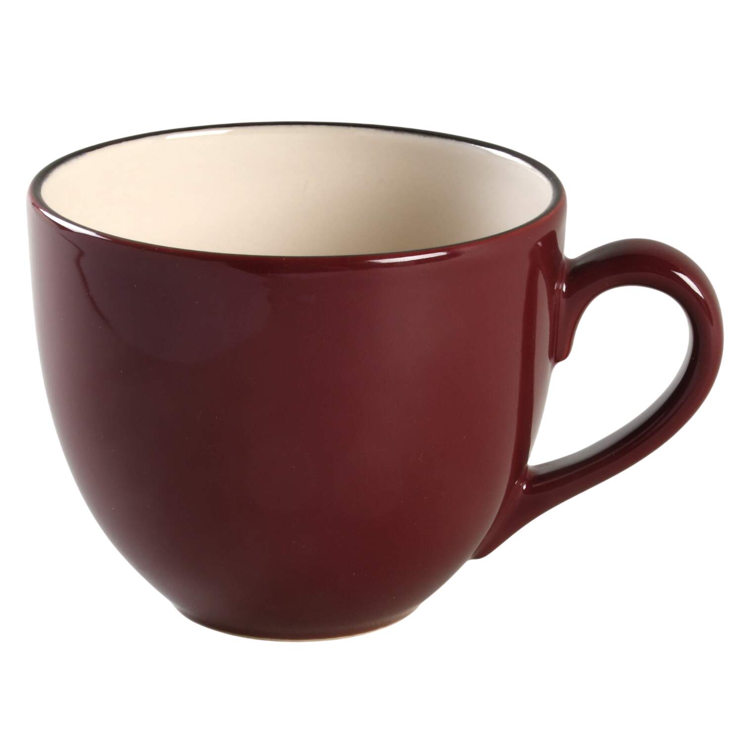 Colors of Celebration Burgundy Flat Cup by International-1