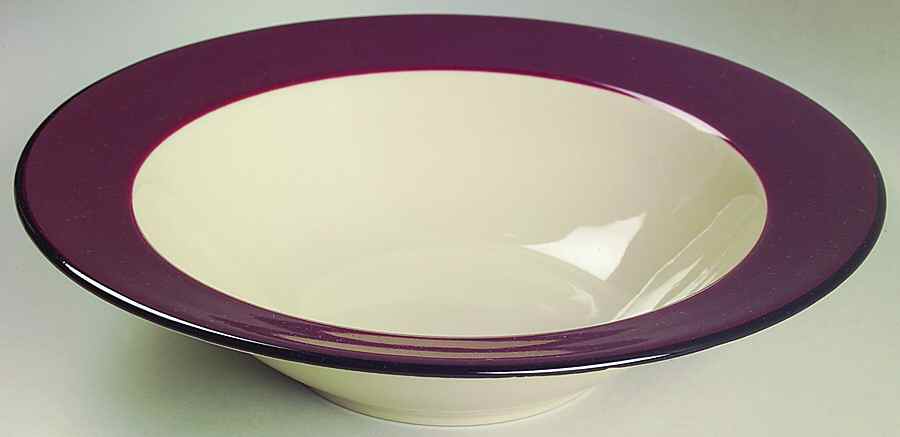 Colors of Celebration Burgundy 10" Round Vegetable Bowl by International-1