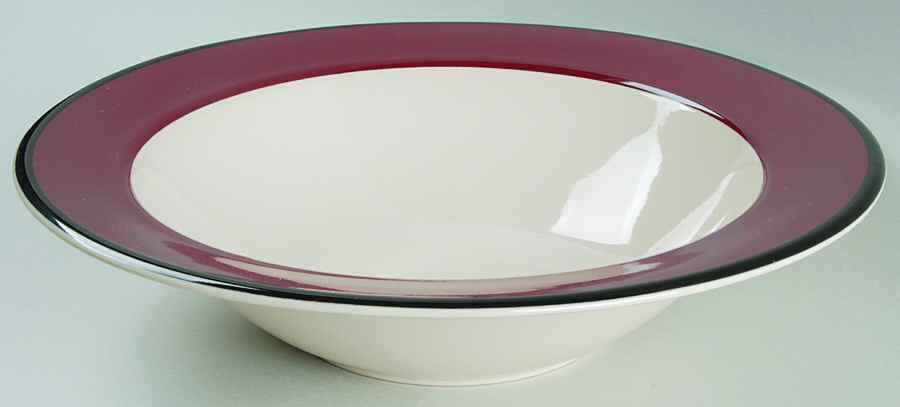 Colors of Celebration Burgundy 10" Round Vegetable Bowl by International-1
