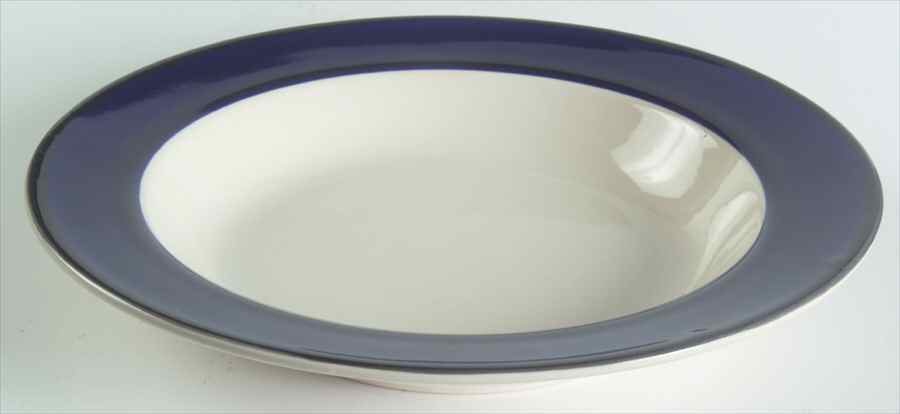 Colors of Celebration Cobalt Large Rim Soup Bowl by International-1