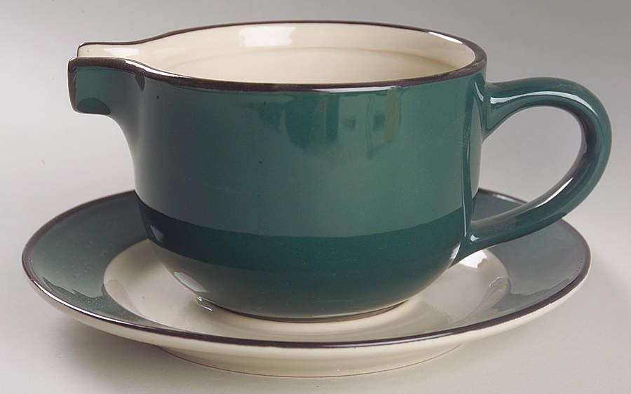 Colors of Celebration Gravy Boat & Underplate by International-1