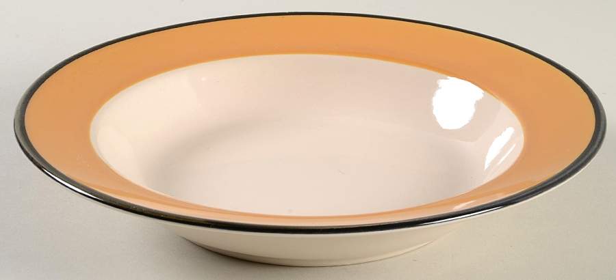Colors of Celebration Desert Gold Large Rim Soup Bowl by International-1