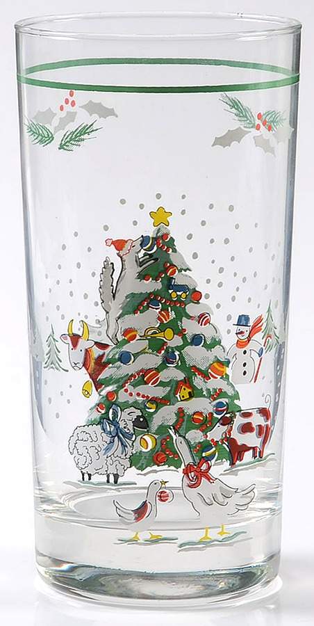 Country Christmas 10 Oz Glassware Tumbler by International-1