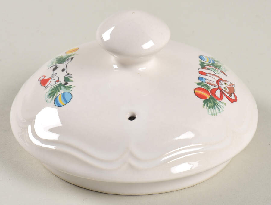Country Christmas Lid for Teapot by International-1