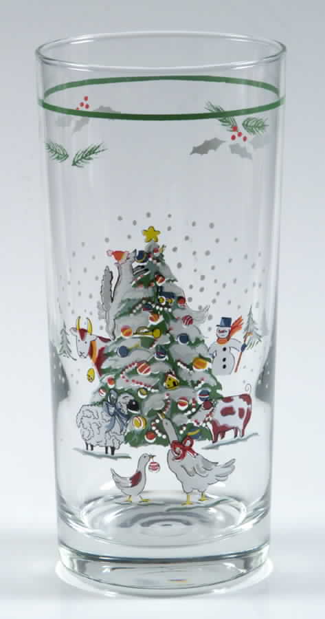 Country Christmas 12 Oz Glassware Tumbler by International-1