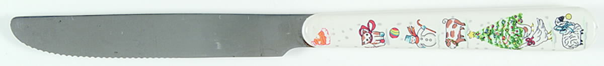 Country Christmas Small Dinner Knife by International-1