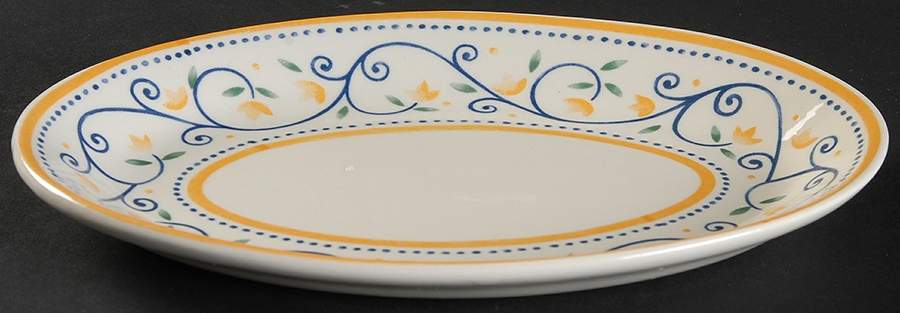Country Dots Underplate for Gravy Boat by International-1