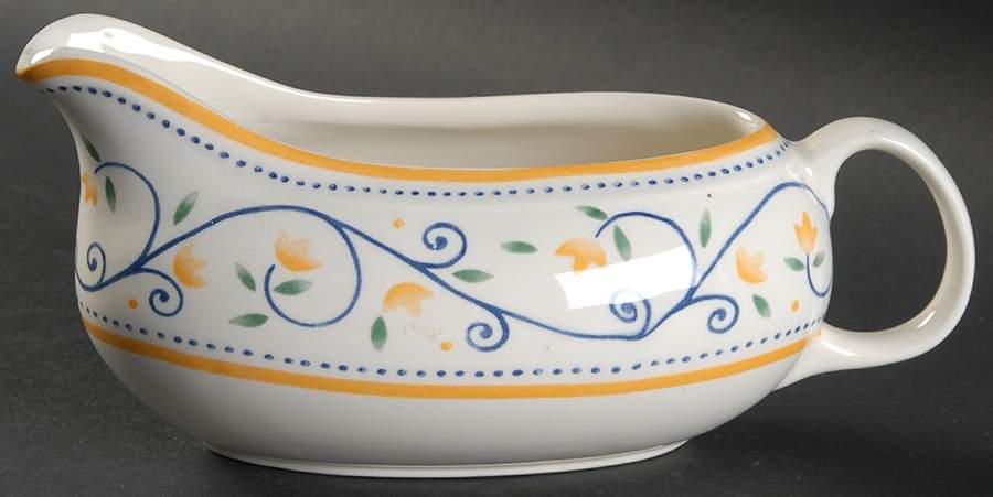 Country Dots Gravy Boat by International-1