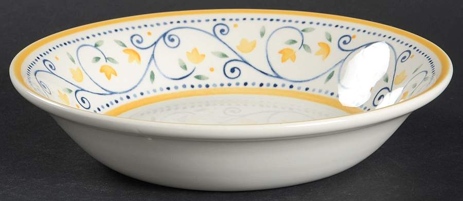 Country Dots Coupe Soup Bowl by International-1
