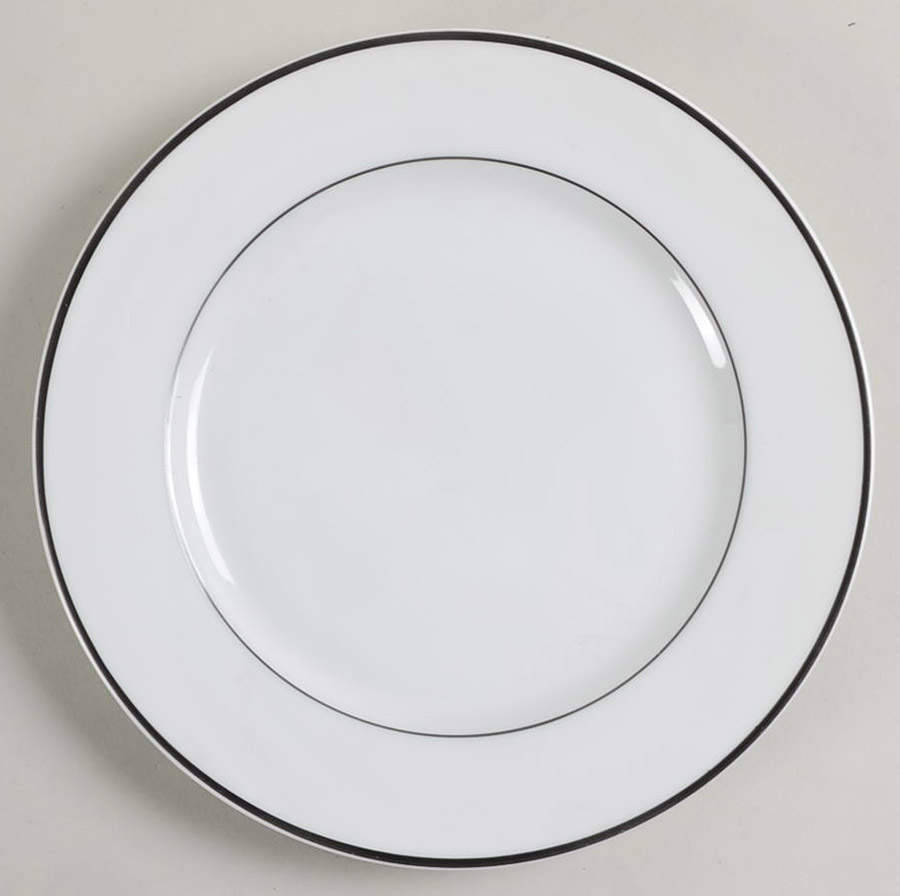 Colorworks Black Salad Plate by International-1