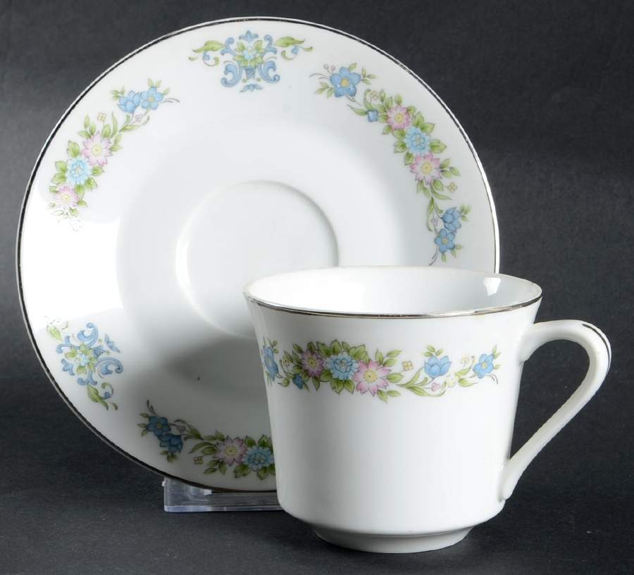 Conchetta Flat Cup & Saucer Set by International-1