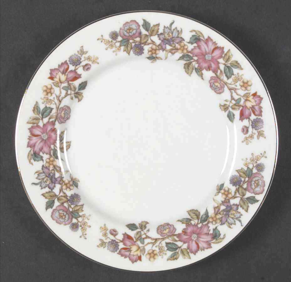 Corsage (4109, Gold Trim) Salad Plate by International-1