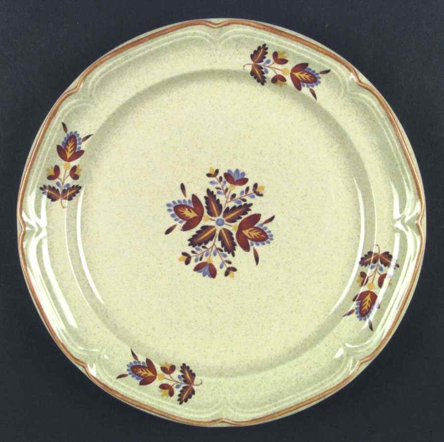 Crewel Dinner Plate by International-1
