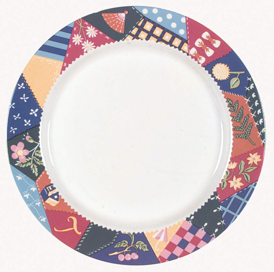 Crazy Quilt Dinner Plate by International-1