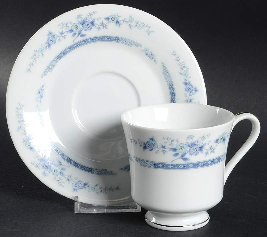 Dawn Footed Cup & Saucer Set by International-1