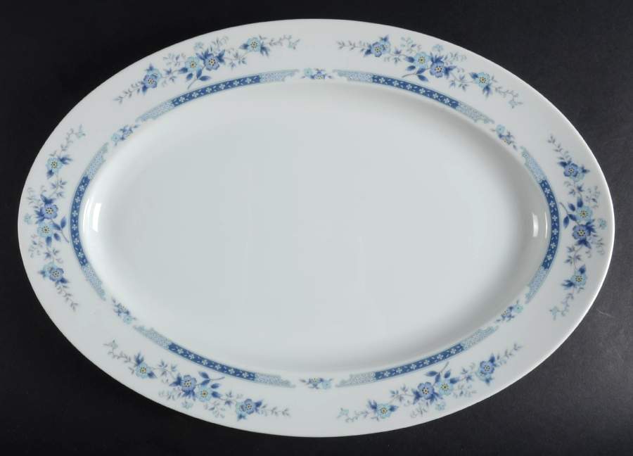 Dawn 16" Oval Serving Platter by International-1