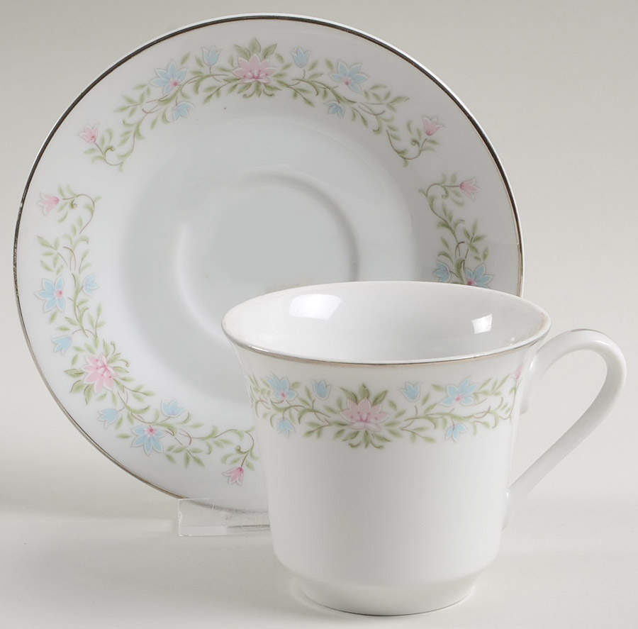 Eileen Flat Cup & Saucer Set by International-1