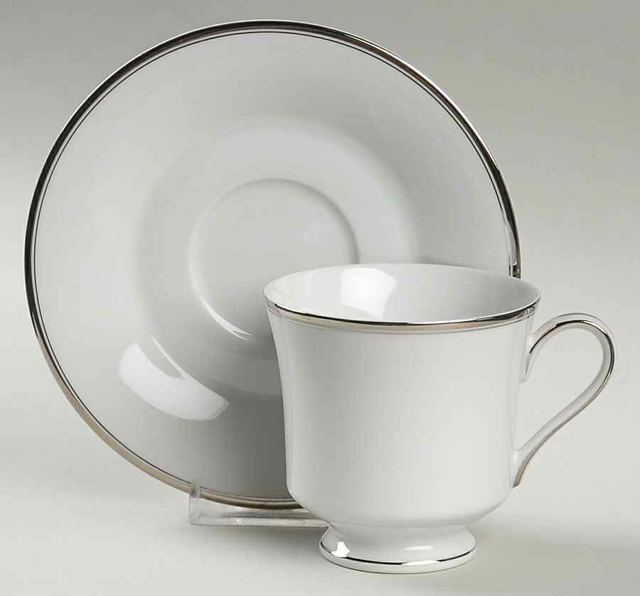 Elegance Footed Cup & Saucer Set by International-1